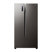 海信BCD-650WFK1DPUQ冰箱一级能效 650升 对开门 大容量 变频净味抗菌超薄可嵌入