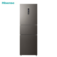 海信(Hisense)BCD-252WYK1DPUJ风冷无霜252升 三门冰箱 一级能效节能  双变频 抗菌 家用电冰箱