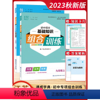 [2023秋]语文+英语基础知识 9上2本 江苏适用 初中通用 [正版]2023秋新版阅读组合训练语文英语七八九年级上下