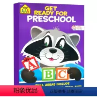 Get ready for preschool [正版]school zone美国家庭教辅练习册 英文原版益智书单词数字