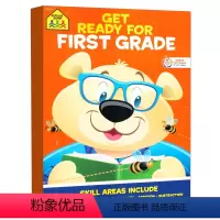 Get ready for first grade [正版]school zone美国家庭教辅练习册 英文原版益智书单词