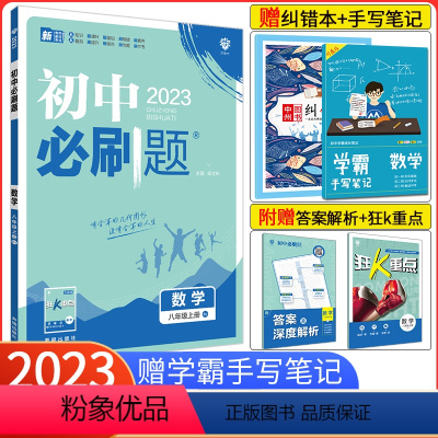 [人教版]数学 八年级下 [正版]2024新版初中必刷题八上数学冀教版JJ 初二数学必刷题八年级上册数学 同步练习册同