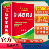 [正版]2023年新编学生实用新英汉词典双色本高中初中小学生实用英汉词典汉英互译双解多全功能工具书大全现代汉语英语英文小