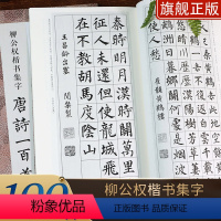 柳公权楷书集字唐诗100首 [正版]书法集字唐诗宋词一百首春联古文箴言名言成语 颜真卿欧阳询赵孟俯智永楷书千字文曹全碑隶