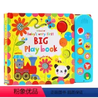 [正版]Usborne 幼儿纸板触摸发声翻翻书 洞洞书Baby's Very First Big Play Book 英