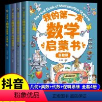 [全套4册]我的第一本数学启蒙书 [正版]抖音同款我的第一本数学启蒙书全套4册 奥数几何代数逻辑思维训练幼儿启蒙儿童启蒙