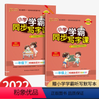 1年级语文 上册+下册 小学通用 [正版]小学学霸同步写字课一年级二年级三四五六年级上册下册语文英语练字帖人教版同步随堂