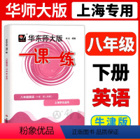 [正版]2024华东师大版一课一练八年级下英语八下8年级下第二学期上海初中初二牛津英语华东师范大学出版社沪教版一课一练