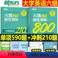 阅读+听力+翻译+写作 四本套装 [正版]备考2024年6月大学英语六级阅读强化专项训练800题cet6级考试听力理解翻