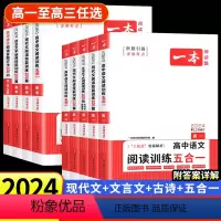一本高中语文 [高一2本]现代文+阅读训练五合一 [正版]2024版高中语文现代文阅读理解专项训练五合一高一高二高三高考