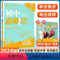 地理[湘教版] [正版]2024初中必刷题八下地理人教版八年级下册同步书本书本训练练习册题库狂k重点初二2中考真题模拟题