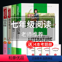 [正版]全套4册 白洋淀纪事孙犁镜花缘李汝珍猎人笔记湘行散记必读原著七年级上册课外书 初中生初一阅读书籍人民文学教育出