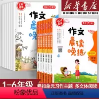 作文晨读晚(全2册) 小学一年级 [正版]开心教育2024新版小学作文晨读晚练一年级二年级四年级五六三年级晨读本晨诵晚读
