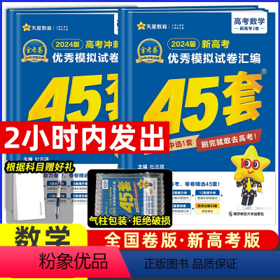 数学 2024新版·新高考I卷 [正版]2024新版金考卷45套数学金考卷特快专递2023版高考冲刺模拟试卷汇编45套高