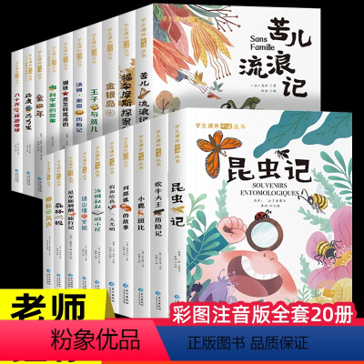 [国际大奖小说+推理探险+坚韧不拔系列]全套20册 [正版]国际获奖小说20册注音版全套10册小学生一年级阅读课外书必读