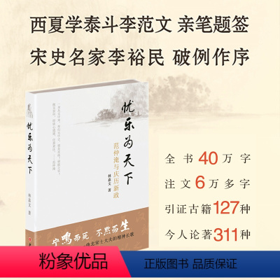 [正版]九成新 忧乐为天下 范仲淹与庆历新政 林嘉文著 高三学生出版宋史专著 澎湃新闻专题报道 宋史名家李裕民破例作