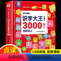 会说话的识字大王3000字 [正版]会说话的识字大王3000字手指点读发声书学前趣味学习汉字神器2000字会说话的早教有