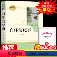 [正版]白洋淀纪事孙犁必读七年级上册课外阅读书籍老师初一学生青少年人民教育出版社人教版记事军事文学小说书目7M