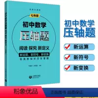 [正版]初中数学压轴题 七年级 阅读 探究 新定义 数学新运算新符号新变换 7年级数学新知识 上海教育出版 初一数学思