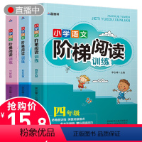 [正版]全套3册小学四五六年级语文阶梯阅读训练题2019人教版拼音李老师课外阅读小学生4-5-6年级下册语文阅读理解专