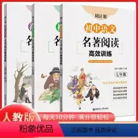 全套3本 [正版]周计划 初中语文名著阅读高效训练 七八九年级+中考789艾青诗选水浒传简爱名著题专项训练初一初二初三年