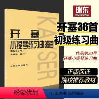 [正版]开塞小提琴曲36首 开塞36首小提琴练习曲作品第20号开赛小提琴曲36首开赛练习曲小提琴练习曲谱小提琴书籍人民