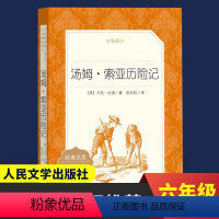 [正版]汤姆索亚历险记人民文学出版社六年级下册经典书目快乐读书吧 马克吐温小学生课外阅读书籍三四五六6年级L