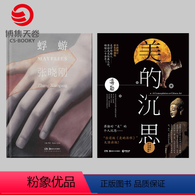 [正版]张晓刚:蜉蝣+美的沉思(套装2册)集中展示了张晓刚2019年到2023年间的创作 当代中国情境的体现 博集