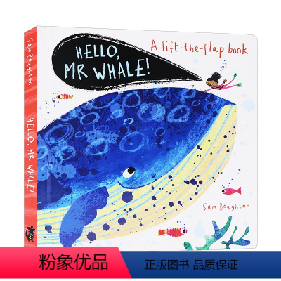 你好鲸鱼先生 [正版]你好鲸鱼先生 英文原版绘本 Hello, Mr Whale Tiger Bear你好老虎先生熊女士