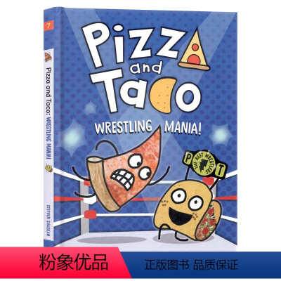 [正版]披萨饼与玉米片7 英文原版漫画 Pizza and Taco Wrestling Mani 摔跤狂热 图画搞笑