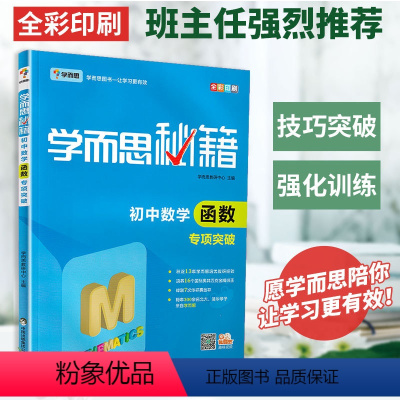 数学函数专项突破 [正版] 秘籍 初中数学函数专项突破 8年级/9年级/中考数学复习资料初中必刷题小题狂做教辅完全解读
