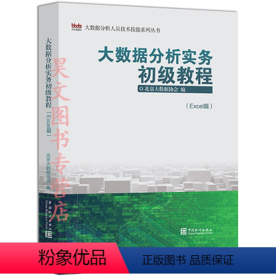 [正版]新书 大数据分析实务初级教程(Excel篇) 北京大数据协会 9787503799556 中国统计出版社