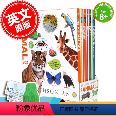 [正版]DK 动物知识百科套装 英文原版 The Animal Boxset 鸟类鱼类哺乳类两栖类爬行类动物合集大百科