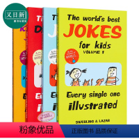 [正版]很好笑的笑话全集4册套装 The World's Best Jokes for Kids 1-4 英文原版进口