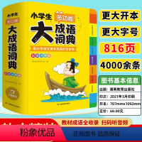 [正版]大全2023新版小学生多功能大成语词典中小学新版彩图大开本大字版字典汉语成语词典现代成语词典常用成语工具书