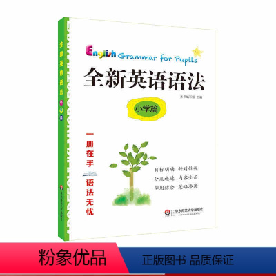 [正版]全新英语语法 小学篇 语法知识点讲解 涵盖小学英语学科基本要求 紧跟考纲讲练结合 巩固加强 教辅图书 华东师