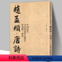 [正版]现货速发赵孟頫唐诗 中国历代书法名家作品集字大8开简体旁注繁体简体对照毛笔字书法临帖集字赵孟頫赵孟俯行书字帖临