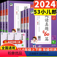 2024下册 语文阅读真题60篇 小学六年级 [正版]2024春小儿郎53小学基础练小学语文阅读真题60篇一年级二年级三