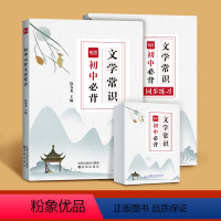 初中文学常识大全+速记手卡 初中通用 [正版]易蓓初中必背文学文化常识文学常识积累大全导图版中国文学文化常识阅读文言文全