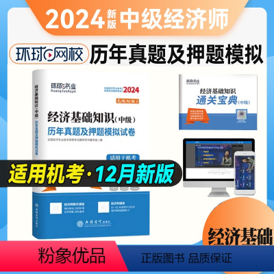 [正版]环球网校2024中级经济师考试经济基础知识历年真题及押题模拟试卷全新真题精编押题通关宝典手册中级经济师题库练习