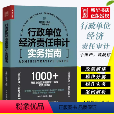 [正版]行政单位经济责任审计实务指南 财务会计审计报告企业管理财务报表普华审计实务工具书系列书籍