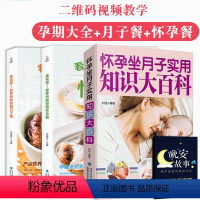 [正版]孕期知识全3册孕期书籍大全孕妇怀孕期备孕食谱月子餐30天百科全书全套产妇保健营养三餐菜谱备食物孕期适合看的书十