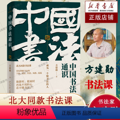 [正版]中国书法通识 方建勋著六度书法理论体系 40多位书法家王羲之颜真卿350多幅高清名作欣赏法帖临帖书法理论书法