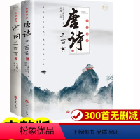 唐诗三百首+宋词 [正版]全套2册 唐诗宋词三百首全集 古诗大全集书小学生宋诗300首高中初中版鉴赏辞典诗集中国古诗词书