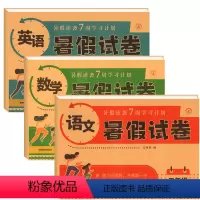 [3本套]语数英暑假试卷 三年级下 [正版]三年级下册暑假作业人教版语文数学英语试卷测试卷全套三升四暑假衔接练习题小学3
