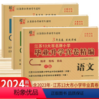 语文+数学+英语 3册 江苏专用 小学升初中 [正版]江苏超能学典2024新版江苏省小升初考生适用小学毕业升学真卷精编