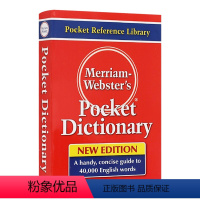 韦氏袖珍字词典 [正版]韦氏袖珍字词典 英文原版 Merriam-Webster's Pocket Dictionary