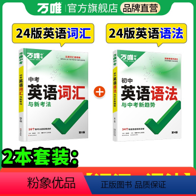 推荐★[英语词汇+语法]·打基础 初中通用 [正版]2024新版初中英语语法全解专项训练题知识点大全专练初一初二初三