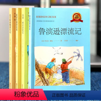 快乐读书吧6年级下册 [正版]全套4册 鲁滨逊漂流记 小学生六年级读课外阅读书籍下册和汤姆·索亚历险记快乐读书吧 尼尔斯