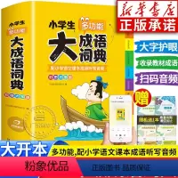 [正版]2024小学生多功能大成语词典小学生人教版 现代汉语成语词典大字版近义和反义词成语接龙字典中华四字词语词典大全